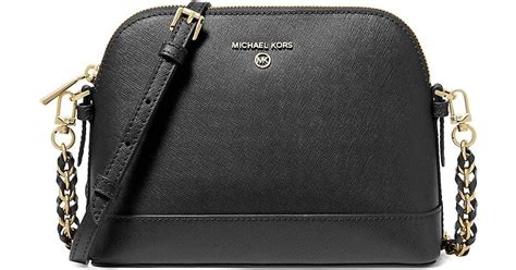 michael kors jet set charm black crossbody|Michael Kors jet crossbody bag.